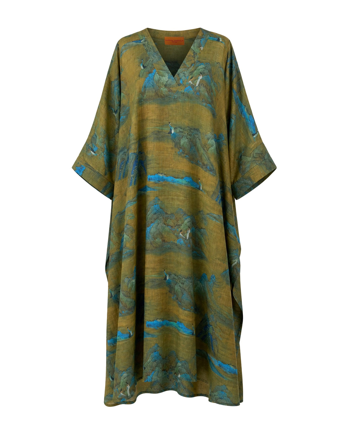 5 bohemian chic outfits — Olympia kaftan Marina Anouilh boutique edit