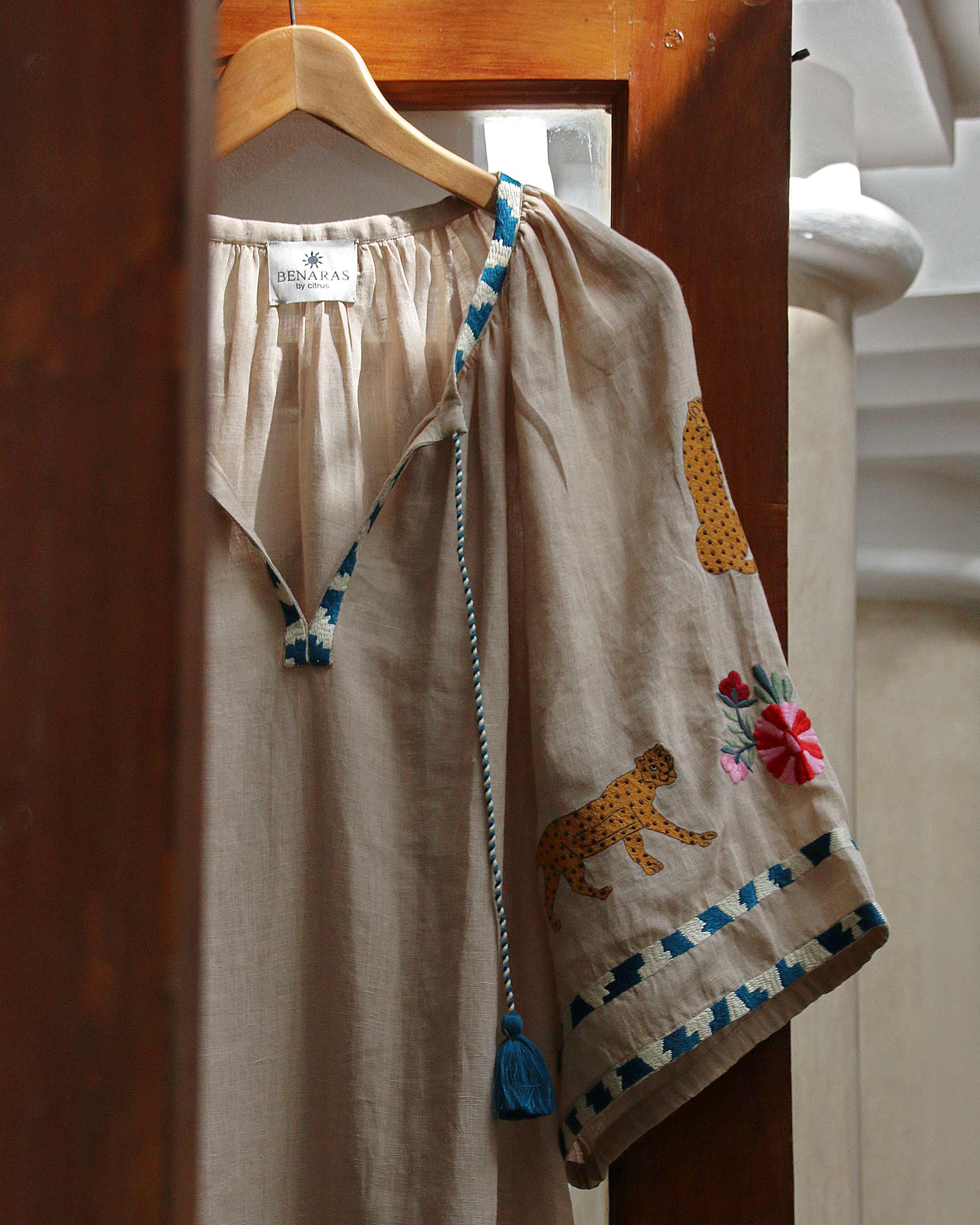Congo Veronica Linen Dress