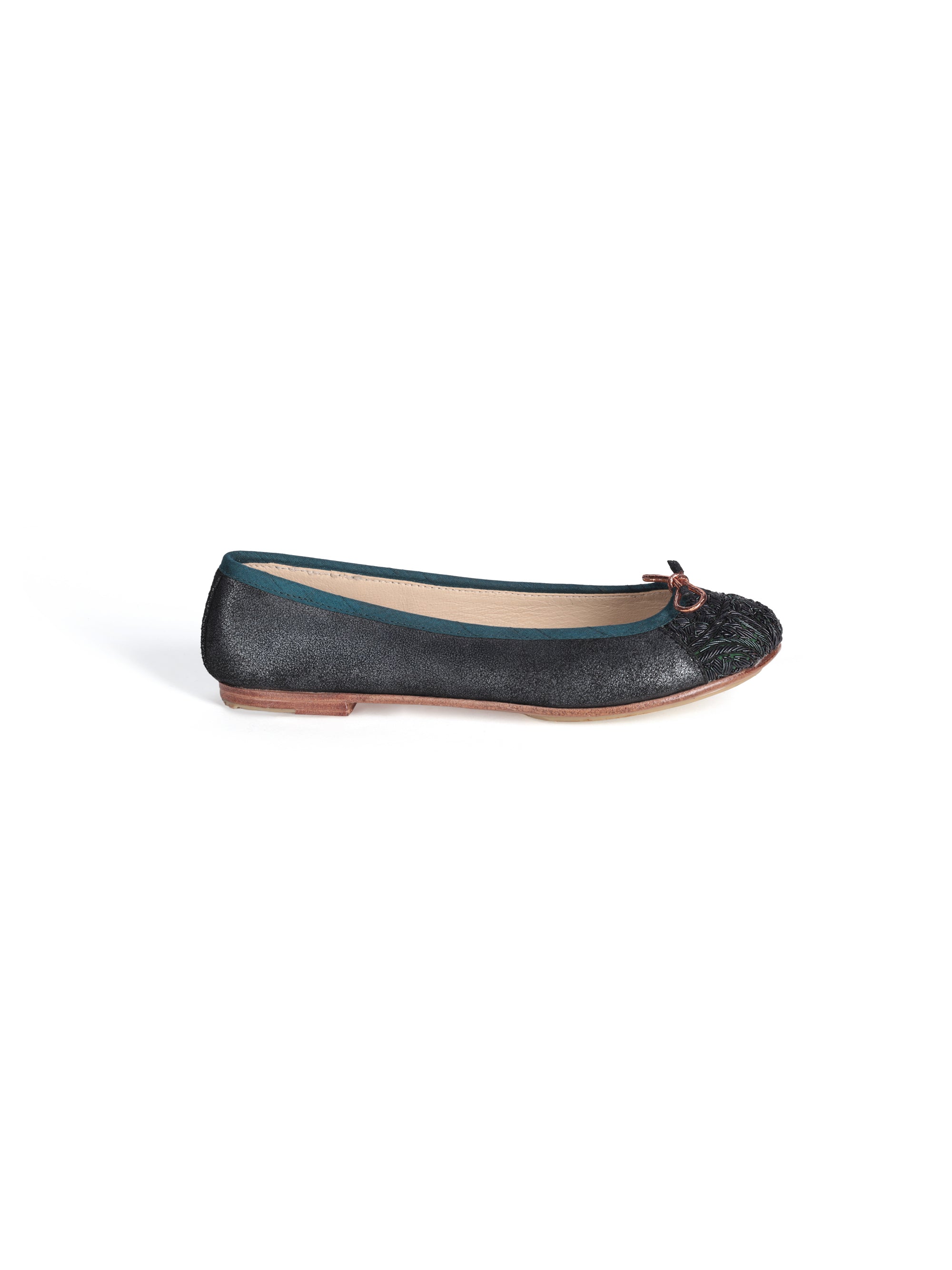 Bizi Ballet Classic Shiny Black/Blue