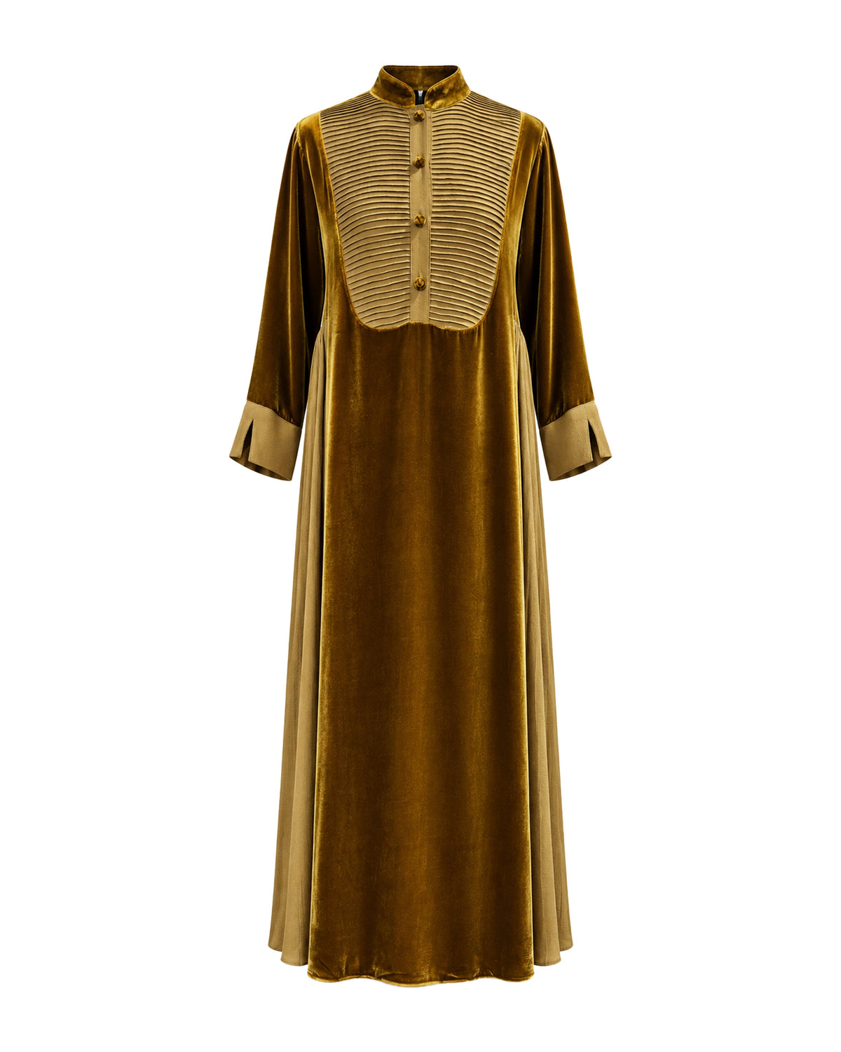 Camryn Velvet Dress Moss