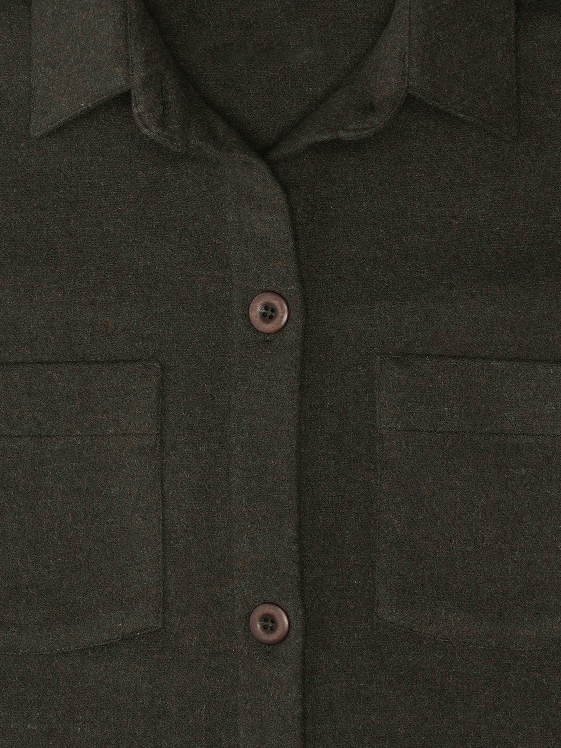 Denise Wool Shirt Kaki