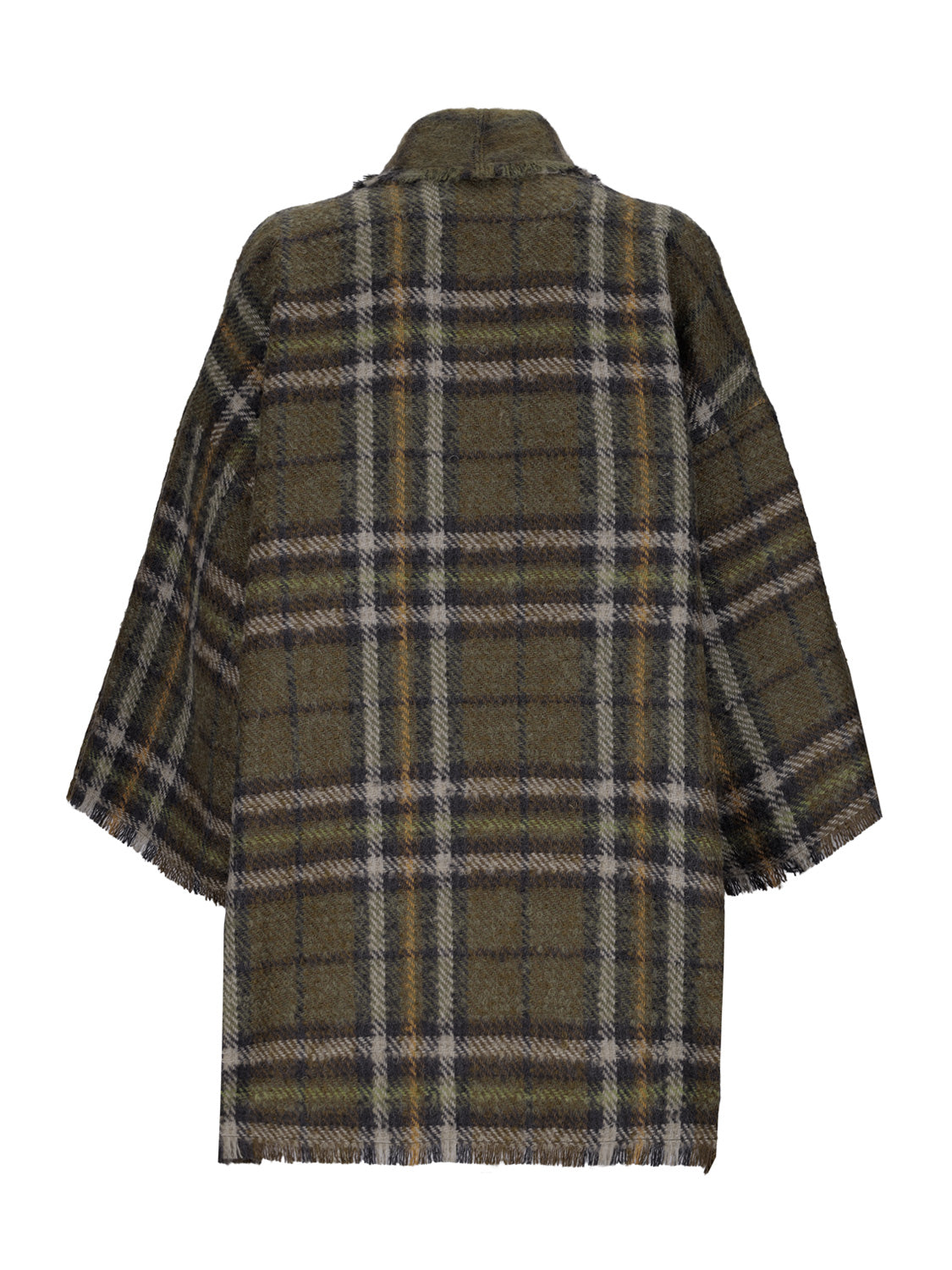 Gaia Jacket Olive Tartan Check