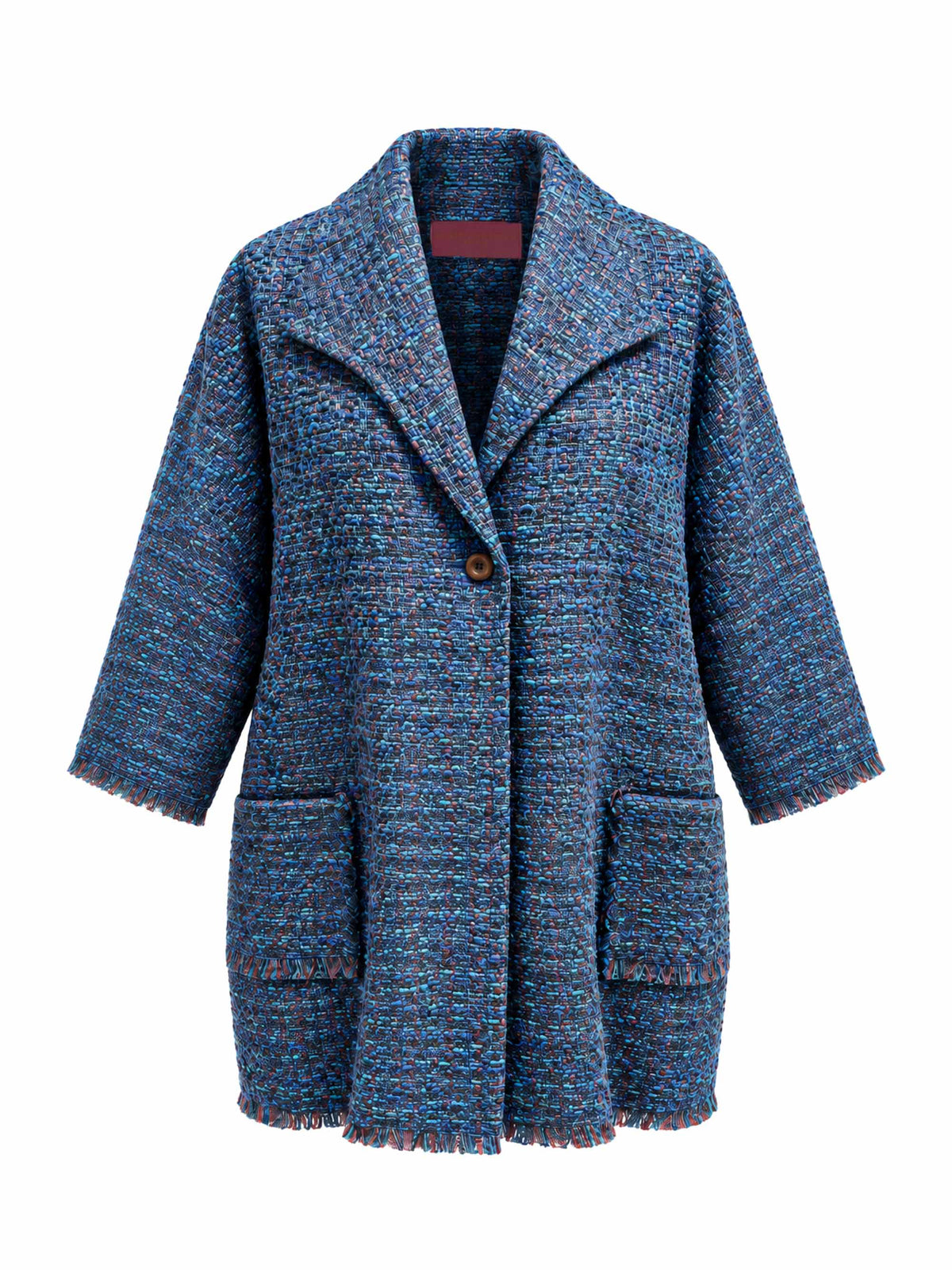 Gstaad Coat Doris Tweed Blue