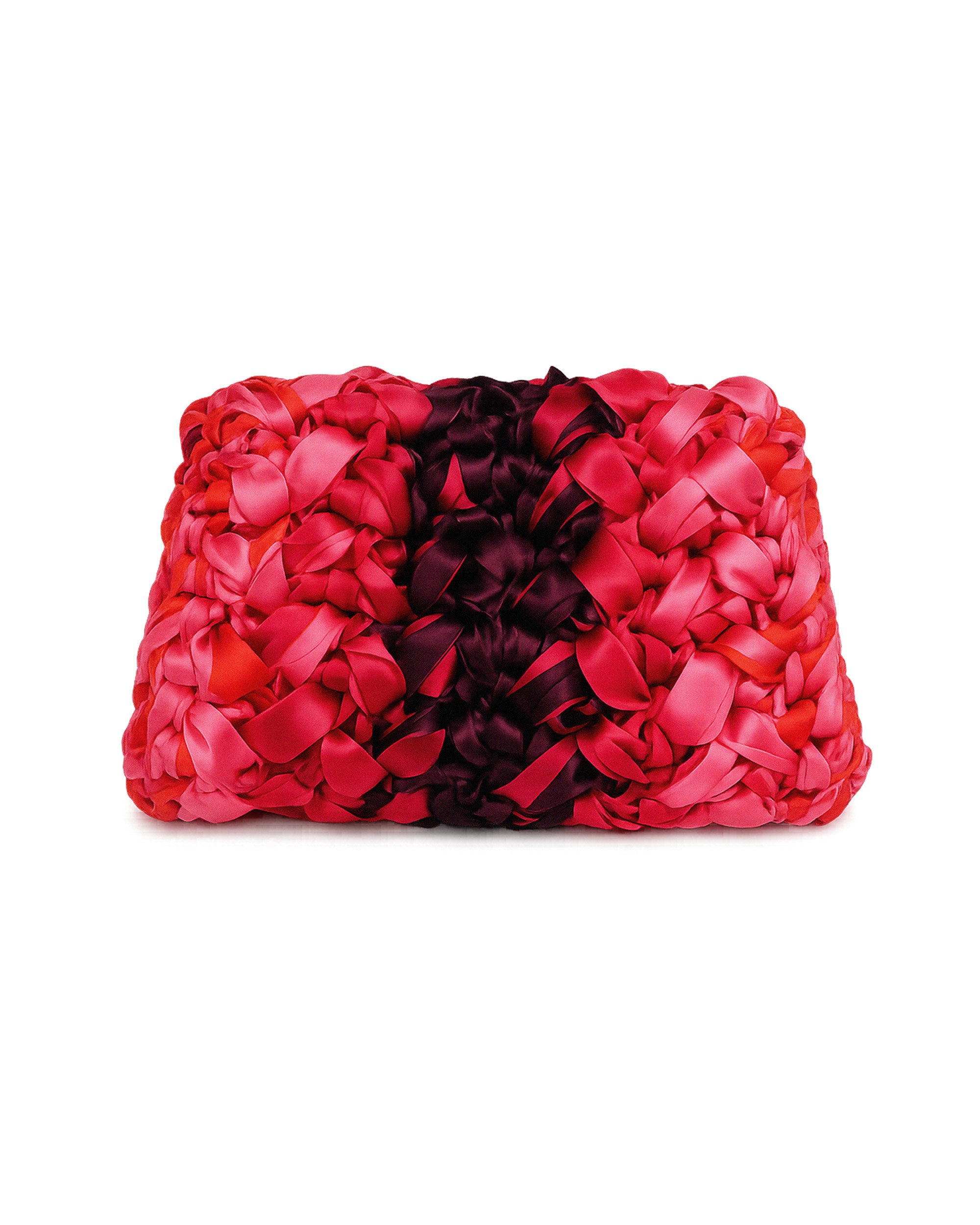 Babette Ribbon Knit Mini Bag - Pink