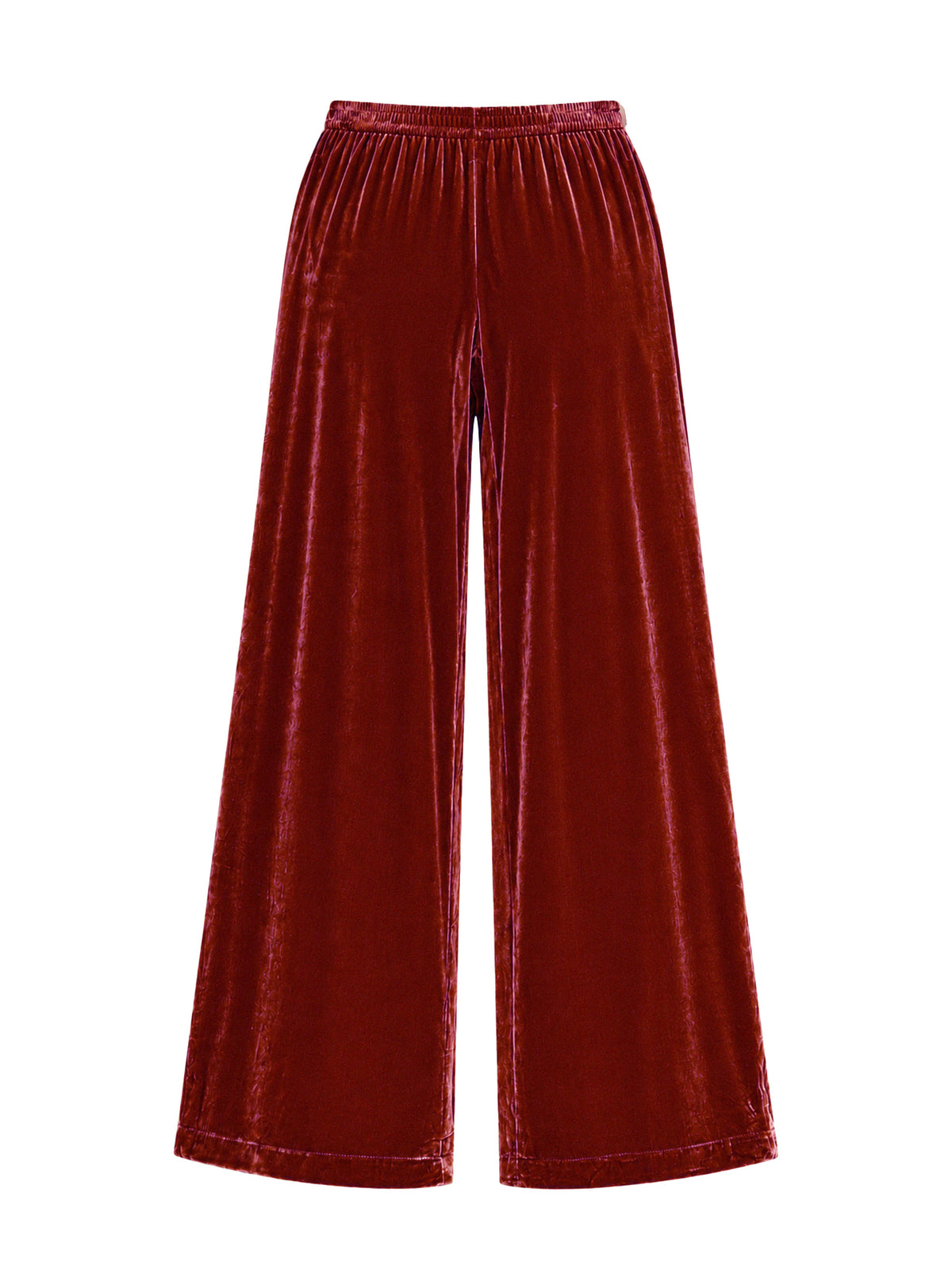 Luisa Velvet Pants Bordeaux