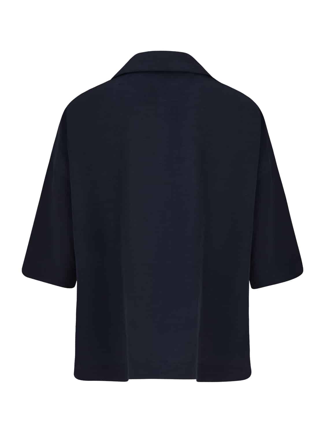 BARBARA LINEN SILK SHIRT BLUE