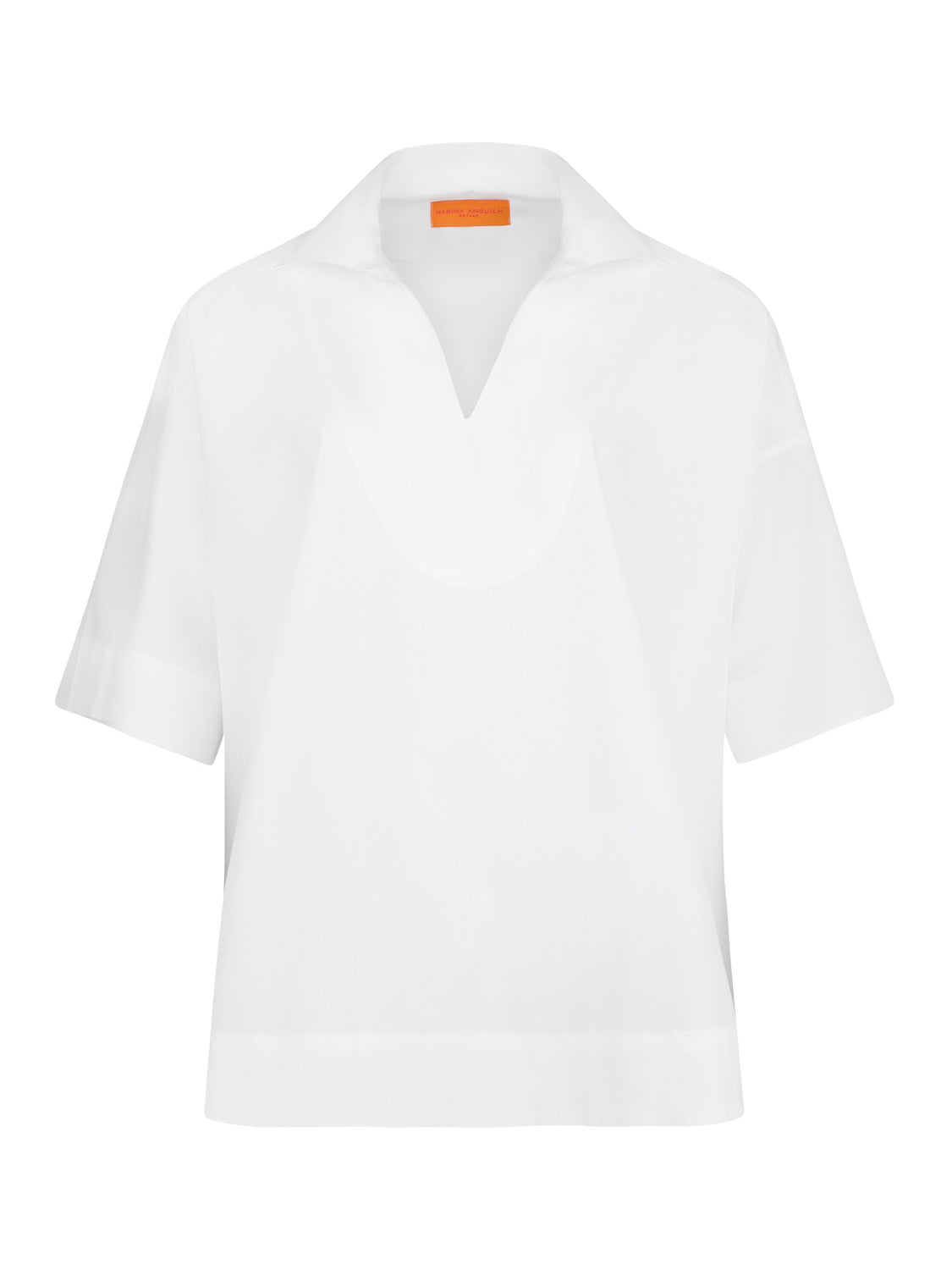 BARBARA WHITE COTTON SHIRT