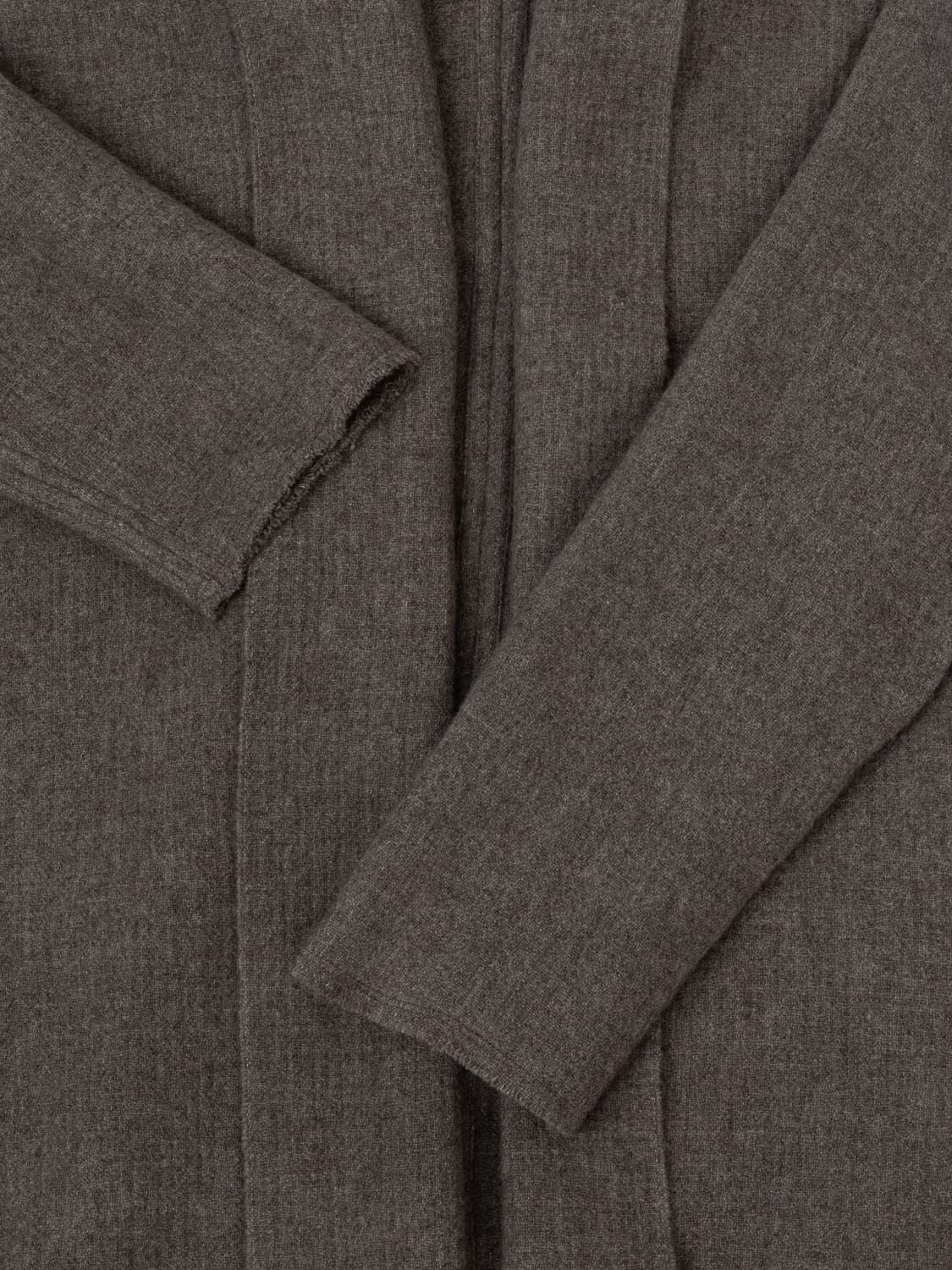 Stephanie yak long coat taupe