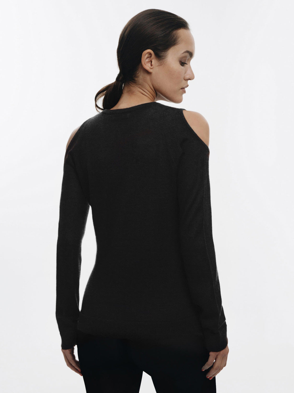 Ottori Jaipur Cut Out Sweater - Black