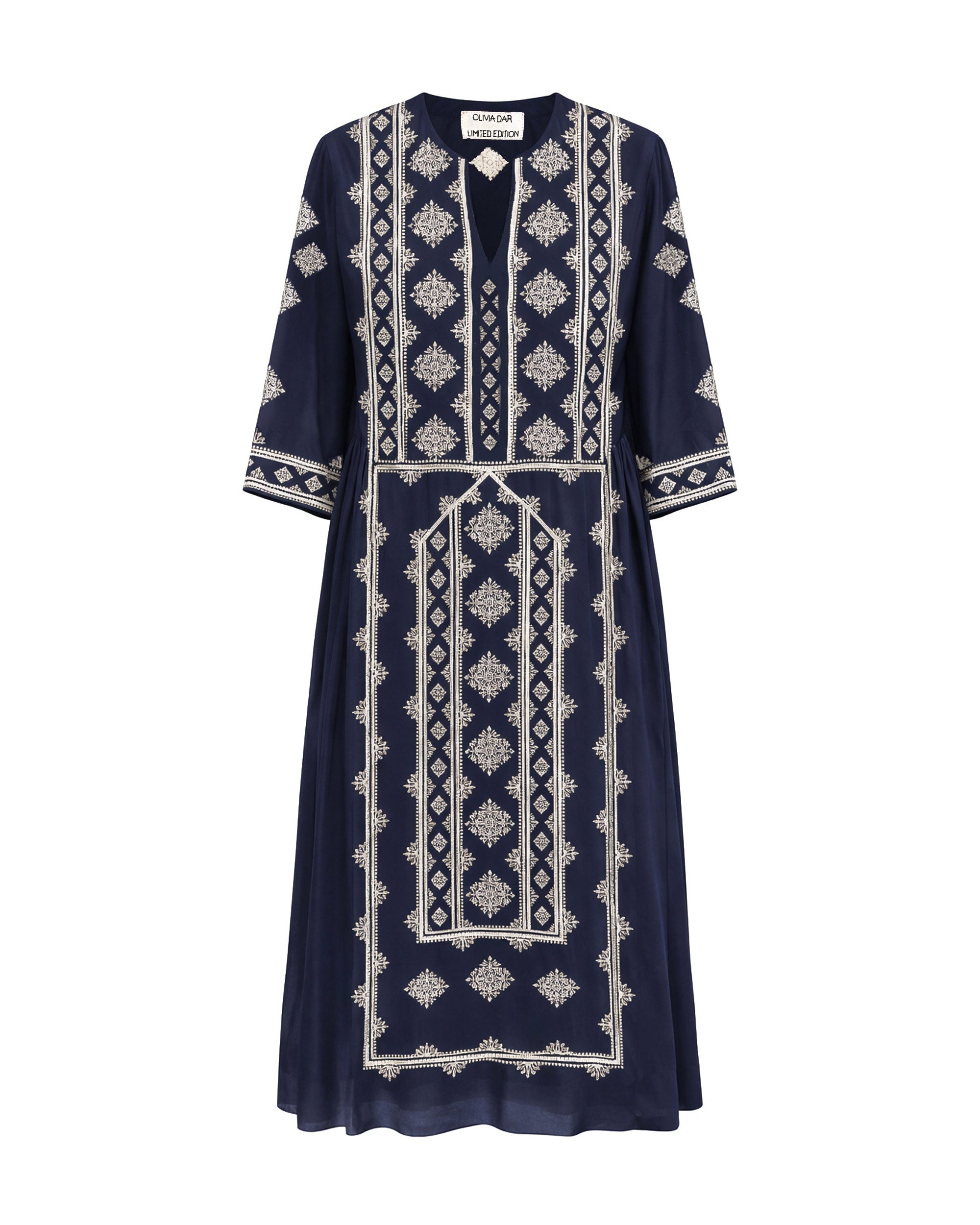 Olivia Dar Dress Limited Edition - Navy/ White