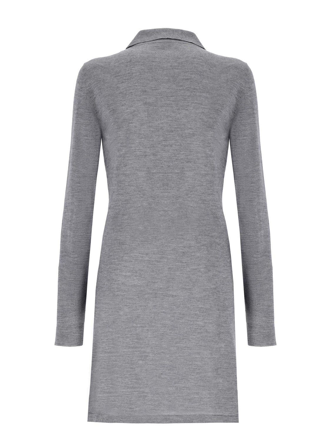 Pollina Jaipur Polo Shirt Dress - Grey