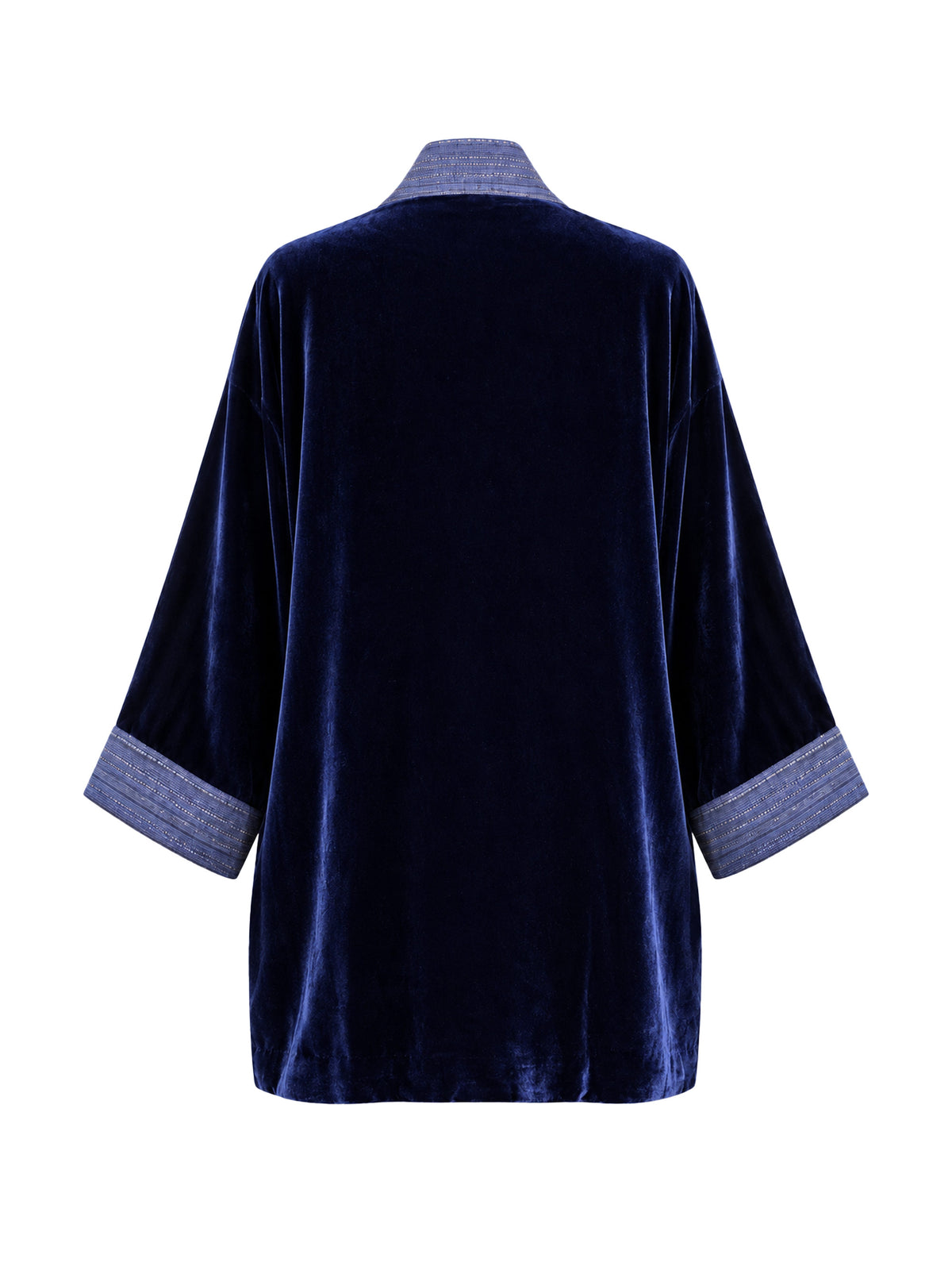 Sontinh Velvet Jacket Navy Blue