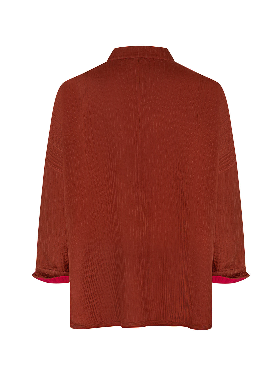 GABY PADDED REVERSIBLE JACKET RUST/FUSCHIA CHERRY