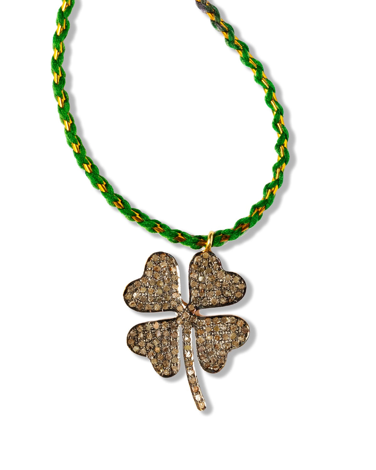 NECKLACE DIAMOND CLOVER