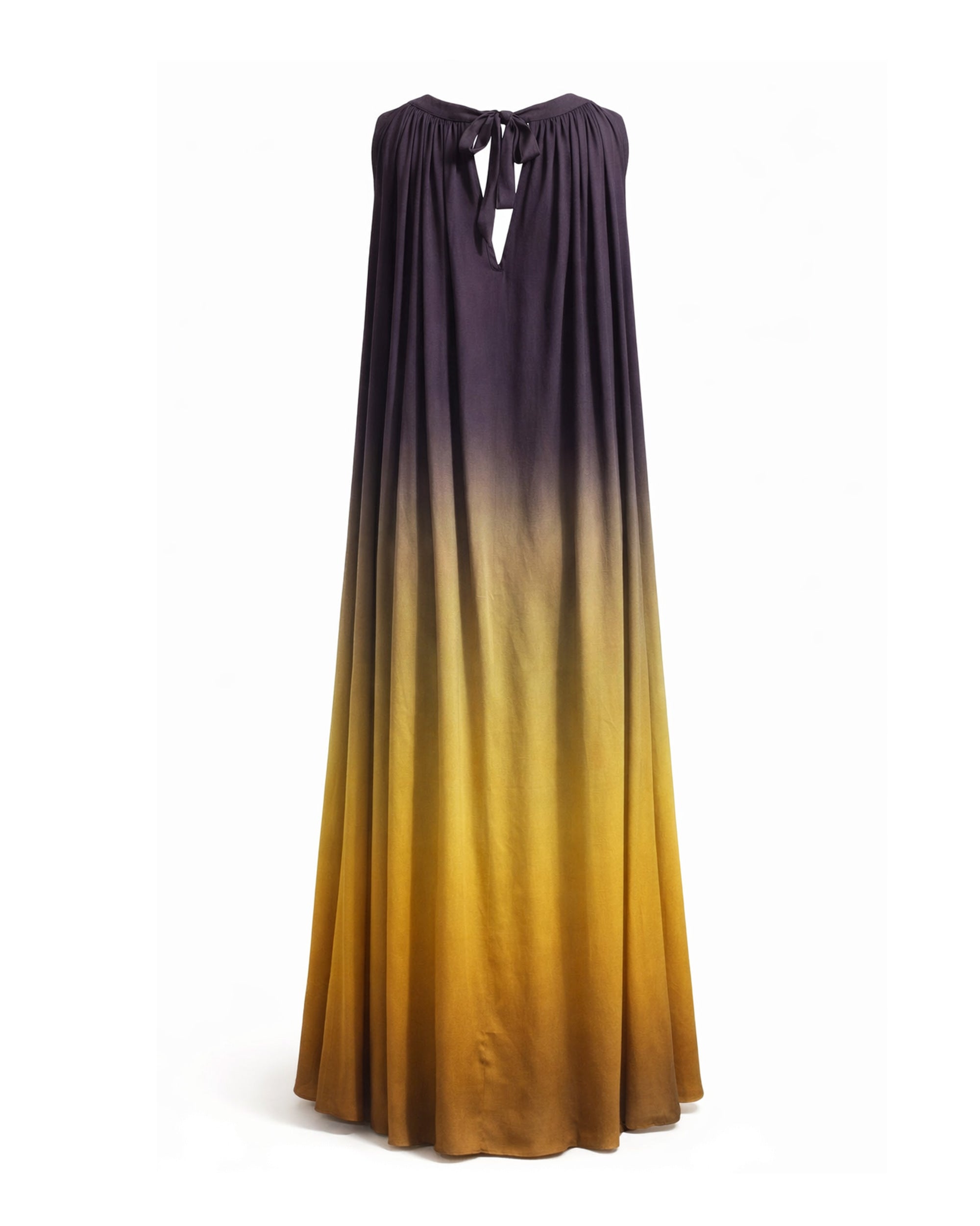 Artemis Ombre Dress Gold Yellow