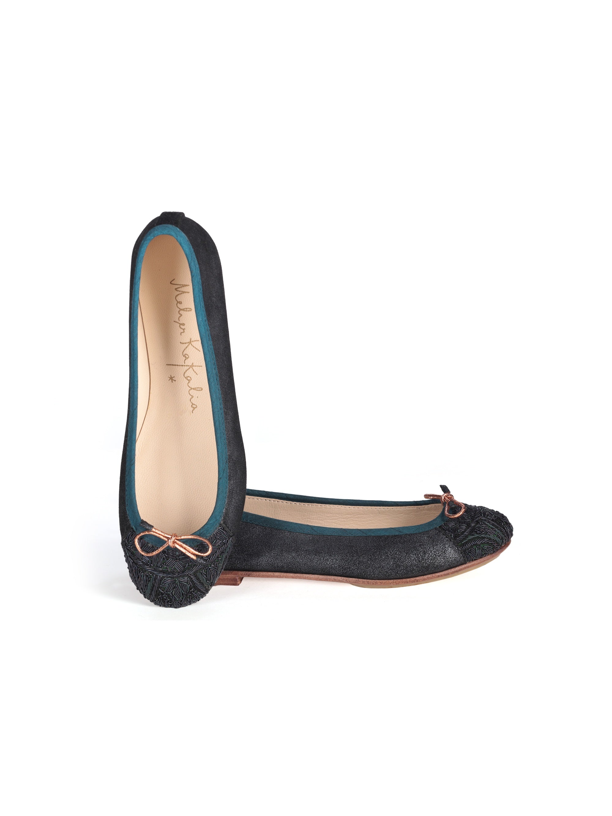 Bizi Ballet Classic Shiny Black/Blue