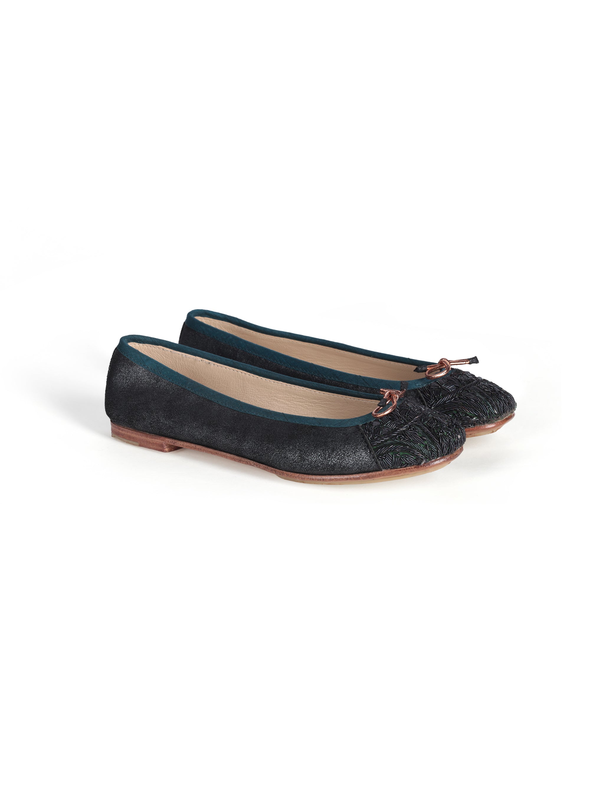 Bizi Ballet Classic Shiny Black/Blue
