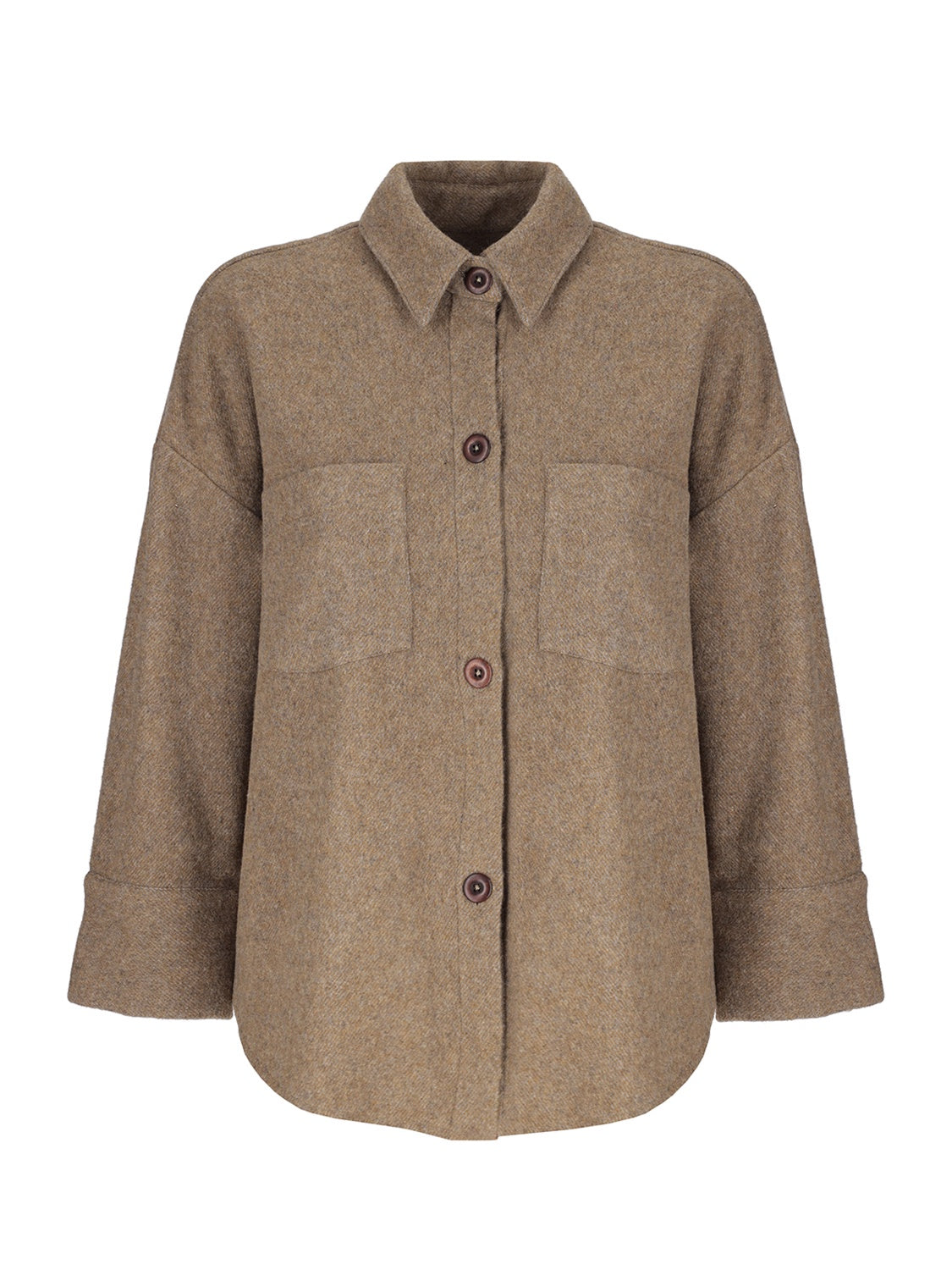 Denise Wool Shirt Olive