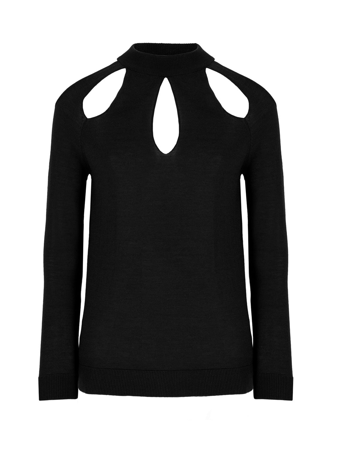 Florae Jaipur Cut Out Sweater Black