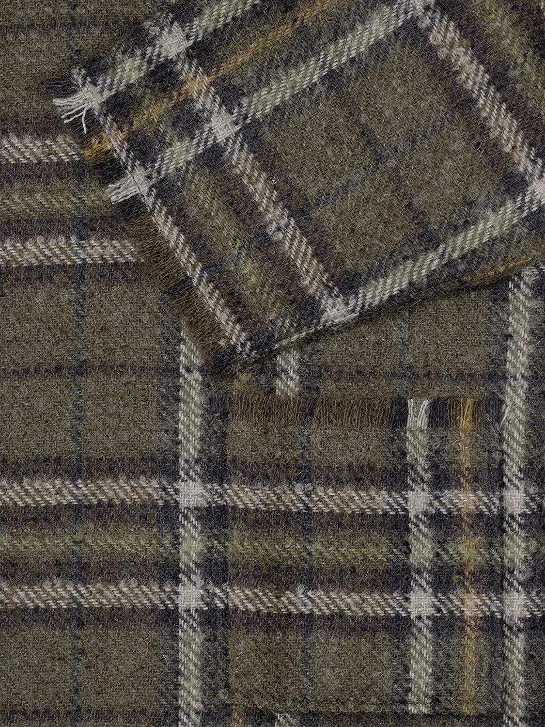 Gaia Jacket Olive Tartan Check