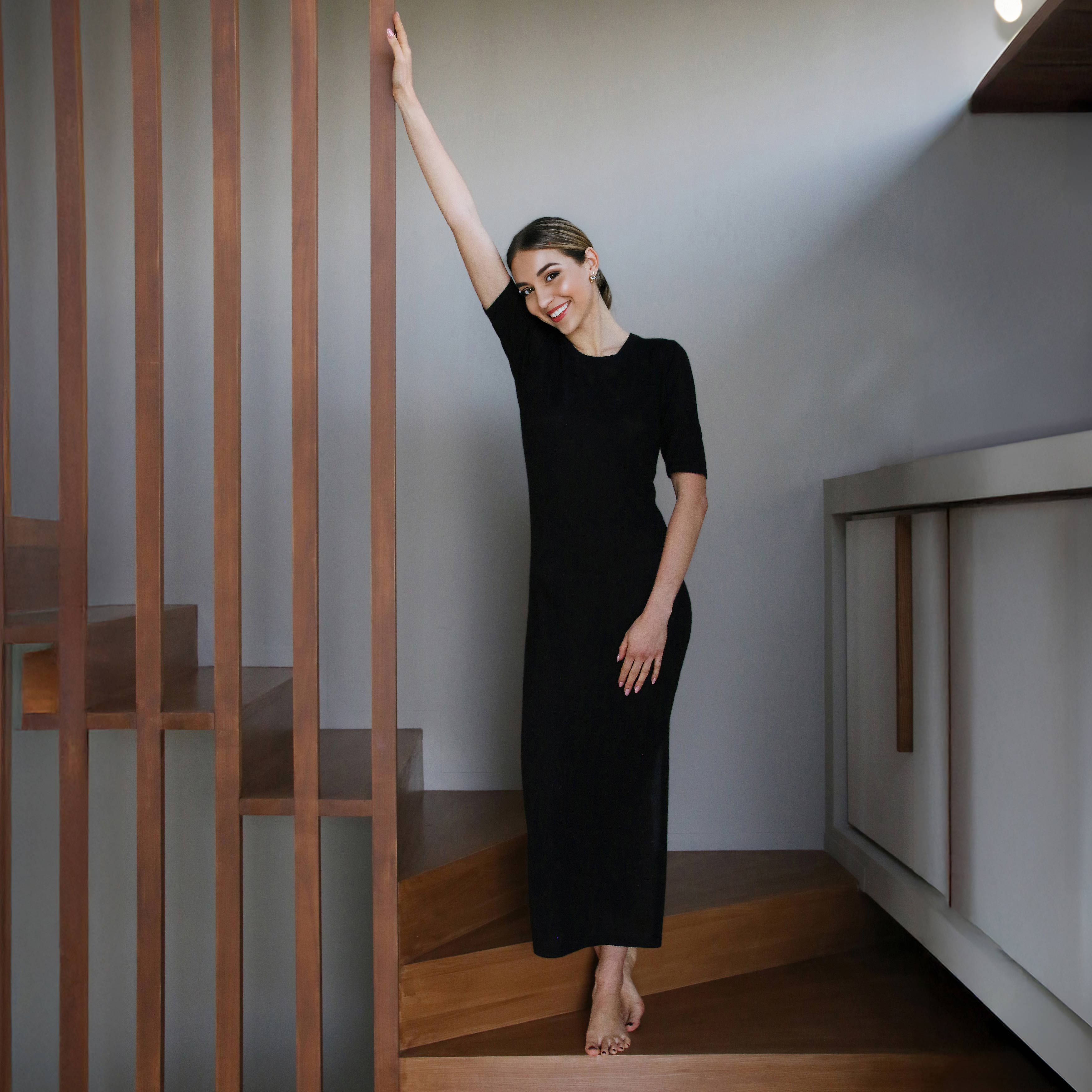 Nereide Mid-Long Sleeves Dress