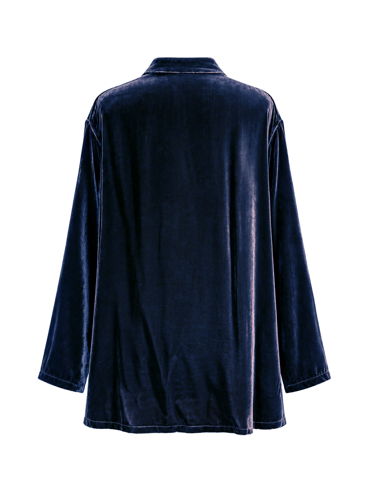 Luce Velvet Jacket Blue with Silk Blue Border