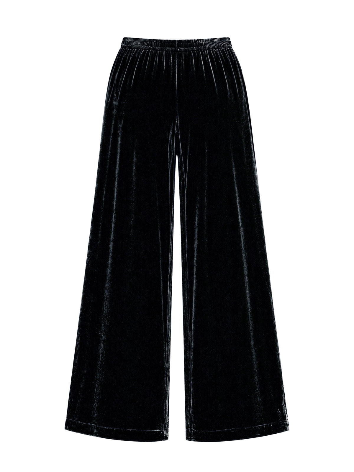 Luisa Velvet Pants Black