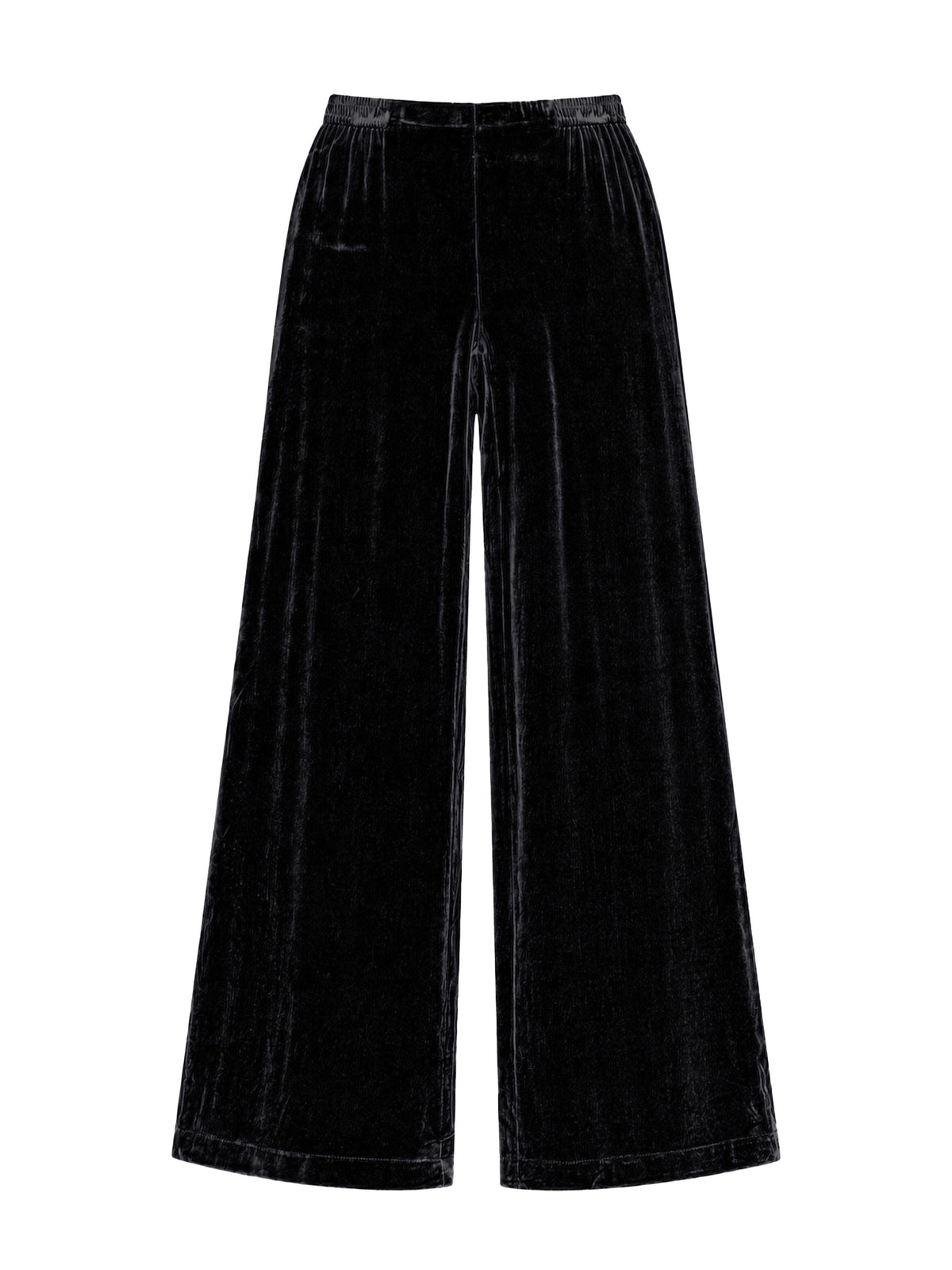 Luisa Velvet Pants Black
