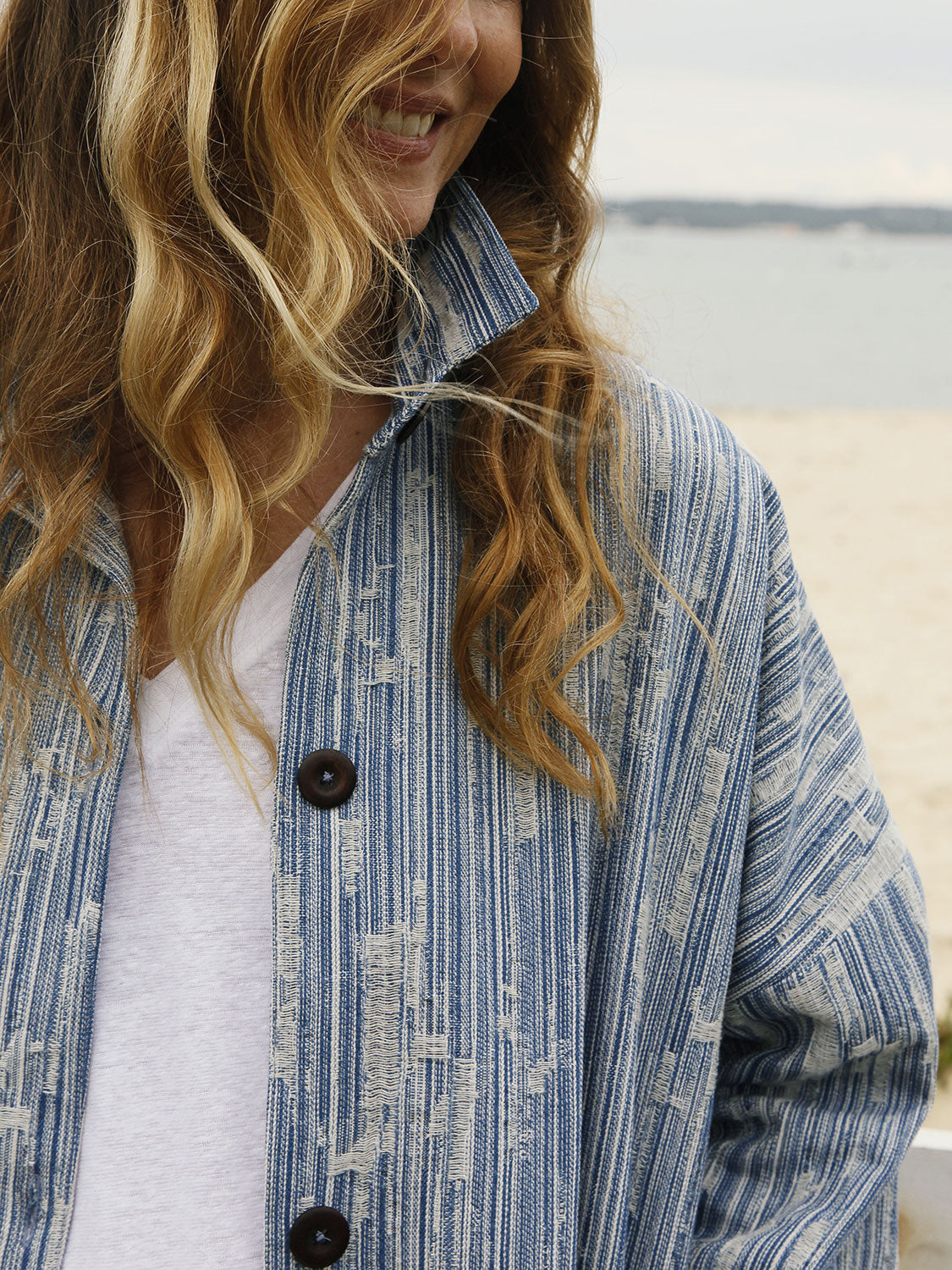 NEW GABY JACKET DISTRESSED DENIM