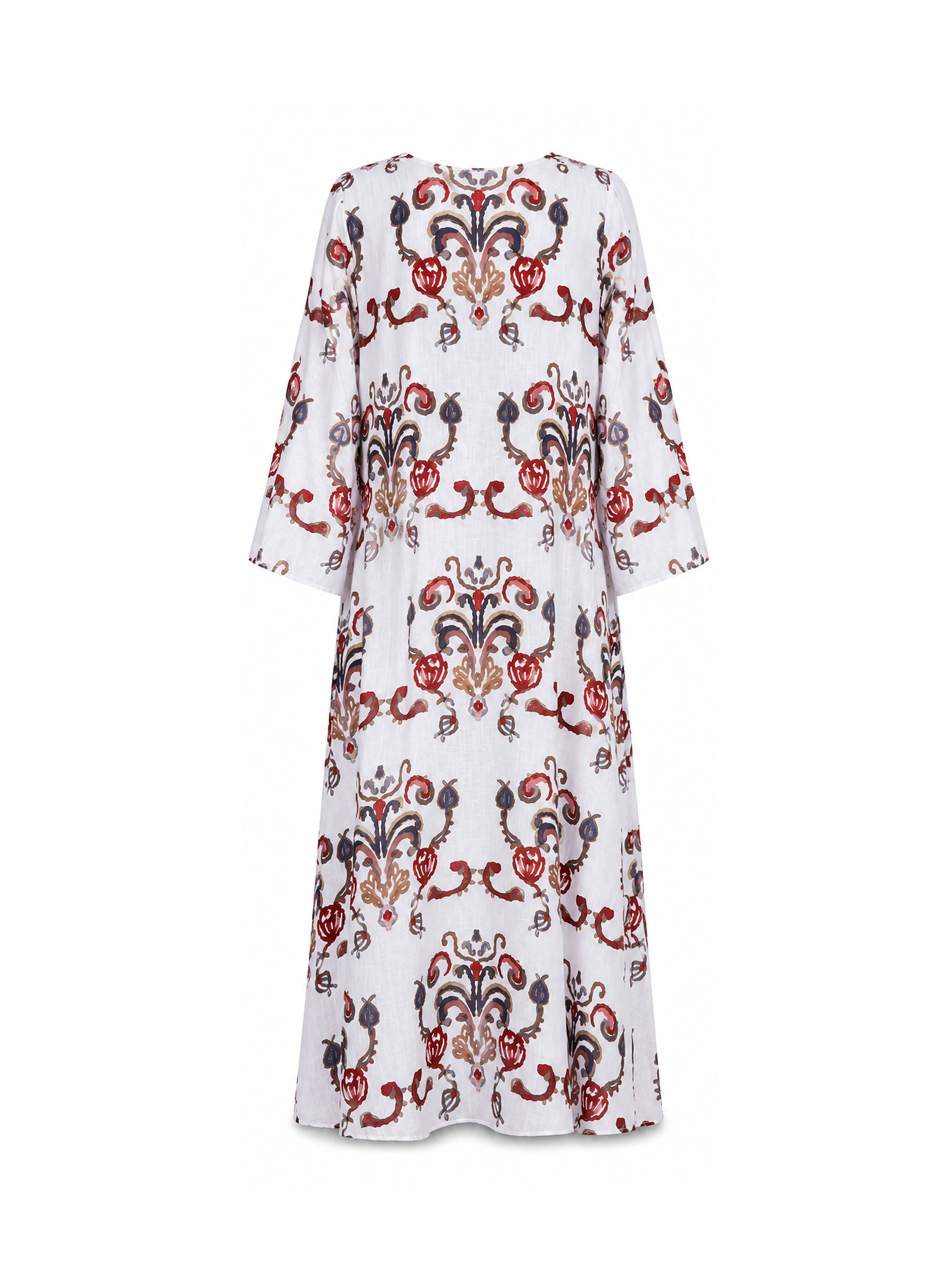 Natalia Cotton Voile Palma Kaftan