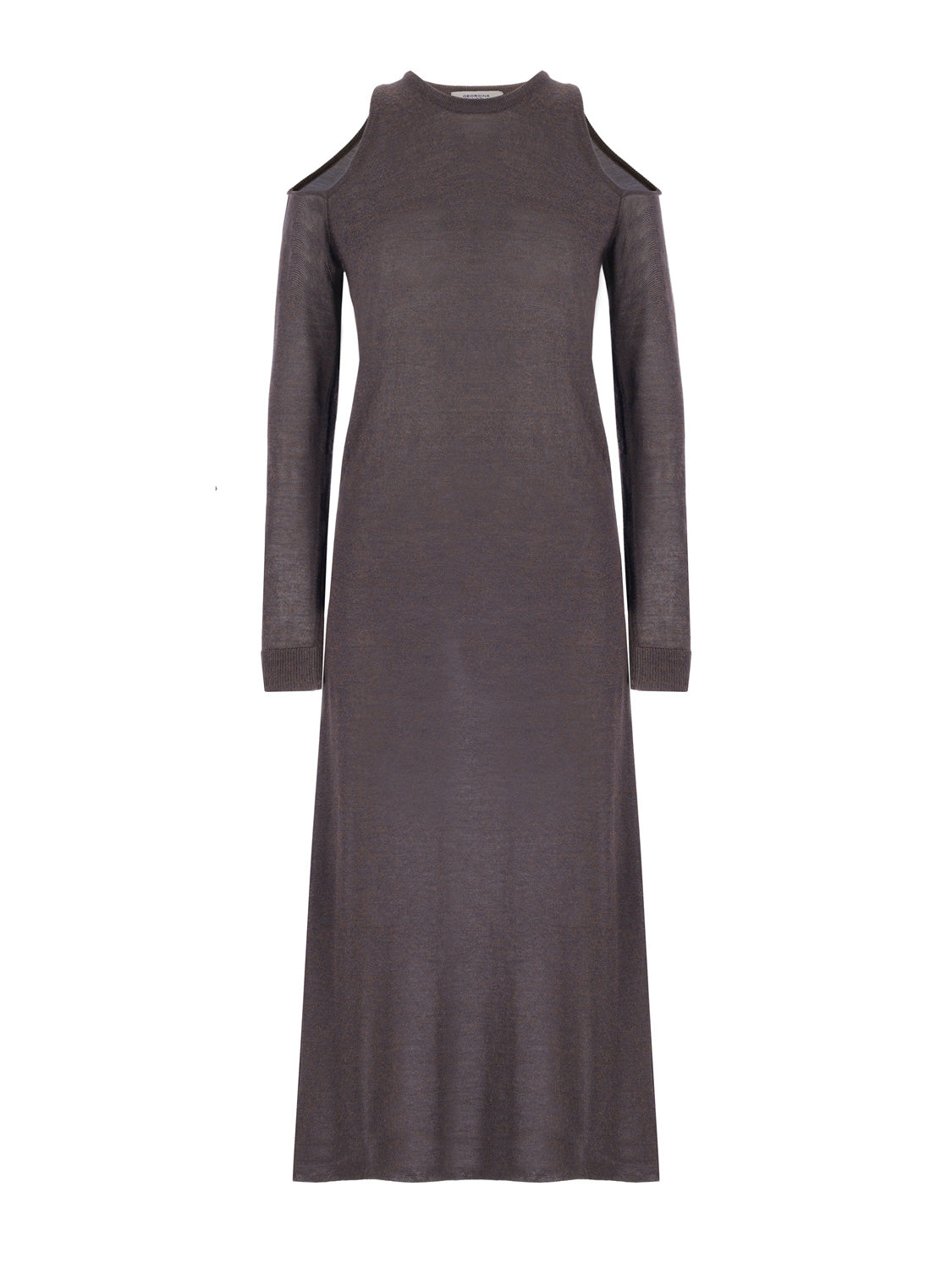 Ottalia Jaipur Cut Out Long Dress - Brown
