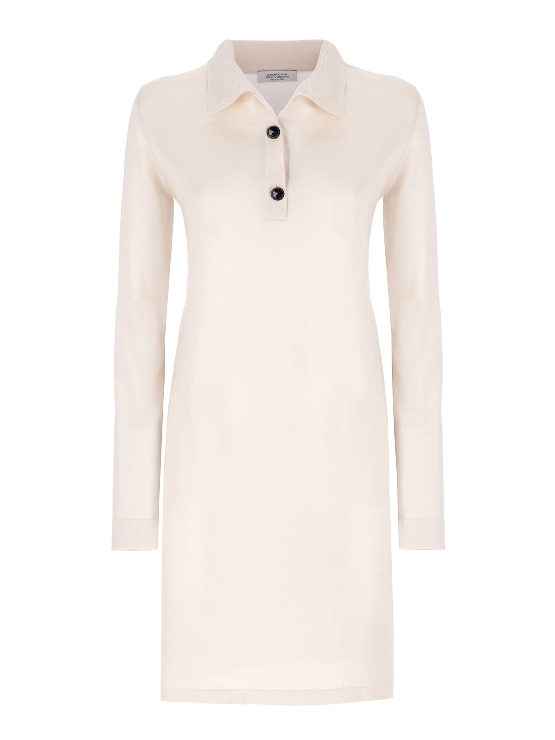 Pollina Jaipur Polo Shirt Dress - Beige