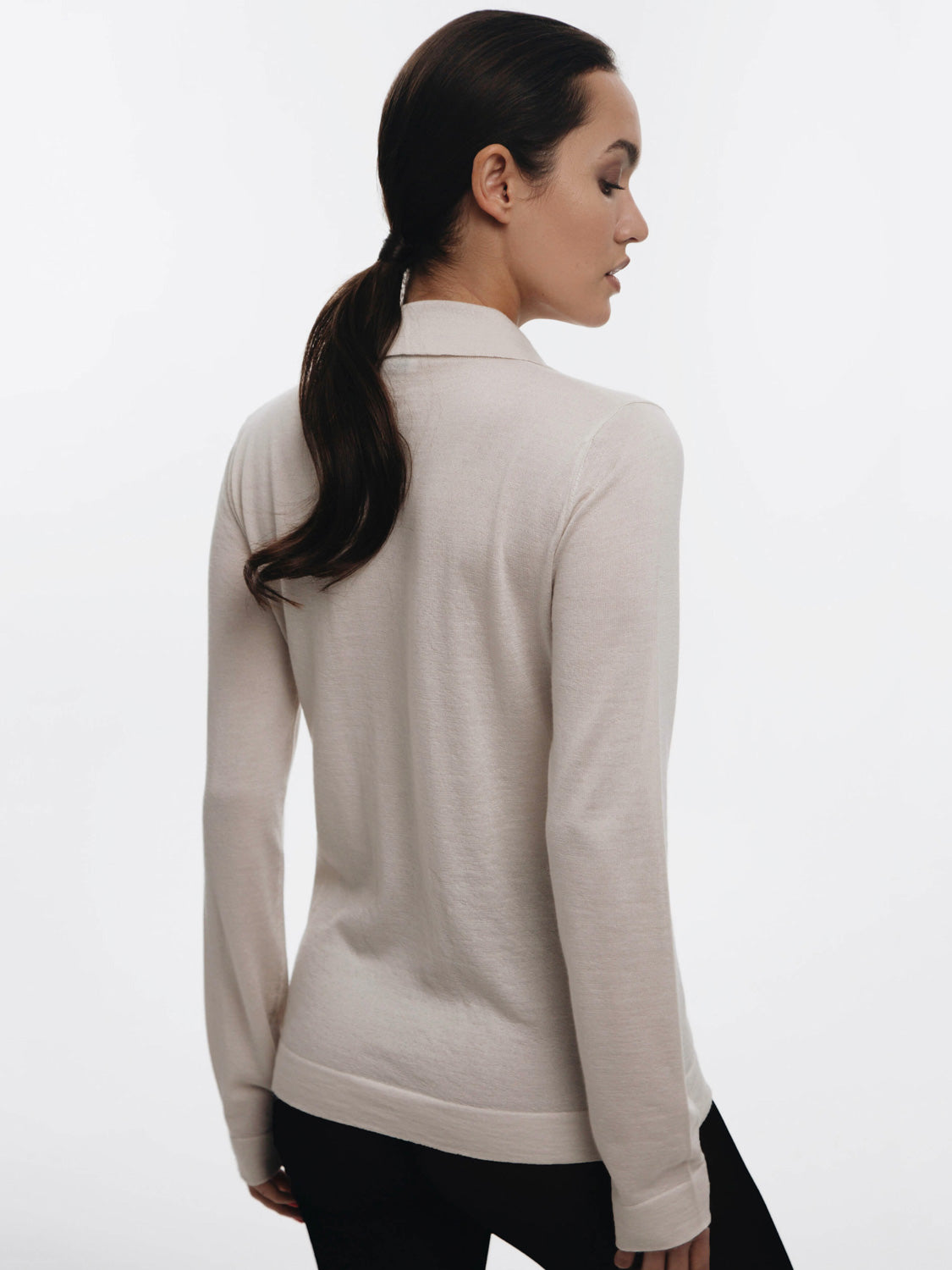 Polli Jaipur polo Shirt Sweater - Beige