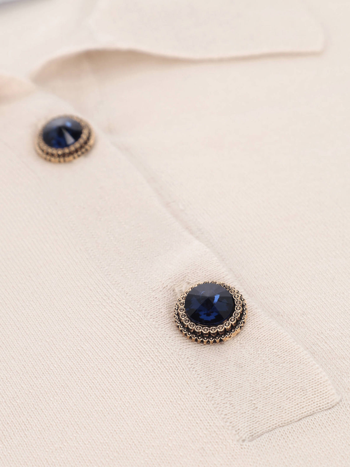 Polli Jaipur polo Shirt Sweater - Beige