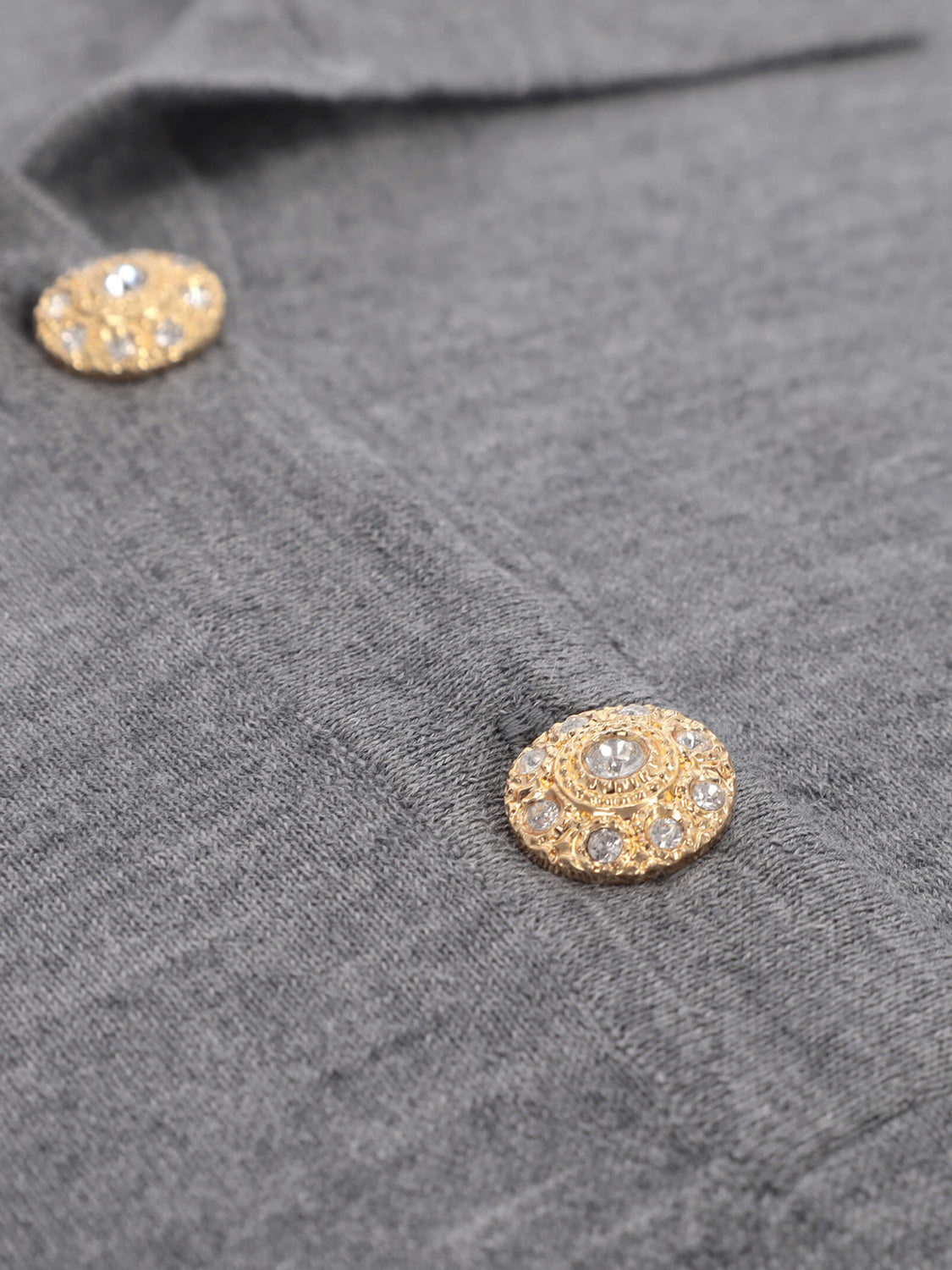 Polli Jaipur polo Shirt Sweater - Grey