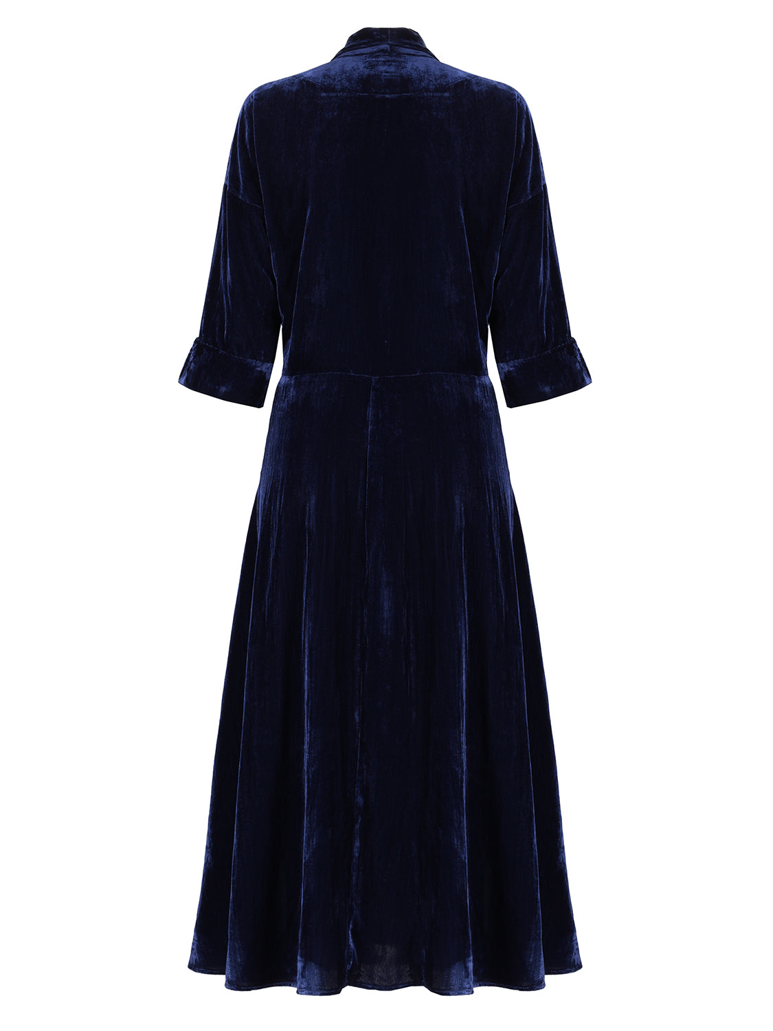 Perrine Velvet Dress Navy Blue