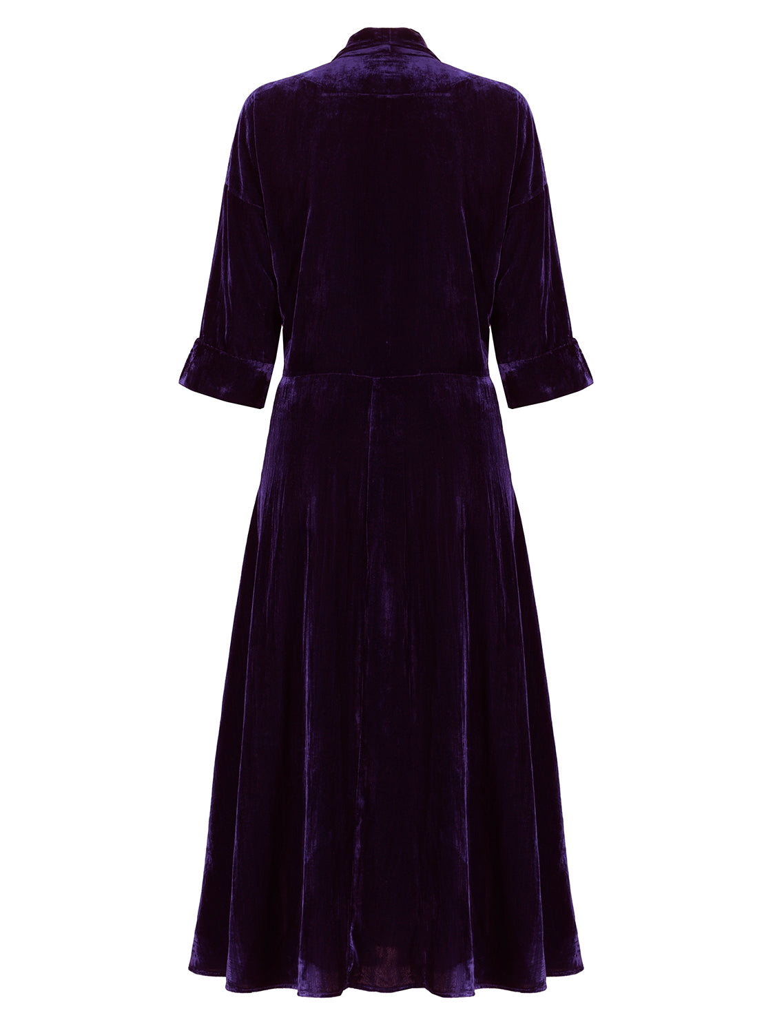 Perrine Velvet Dress Plum