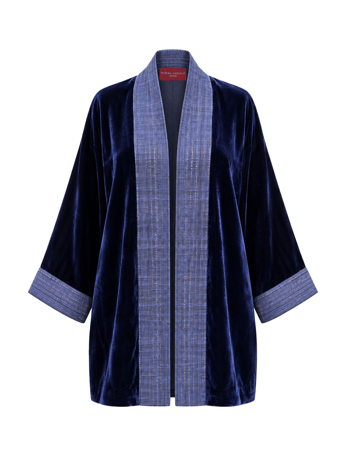 Sontinh Velvet Jacket Navy Blue