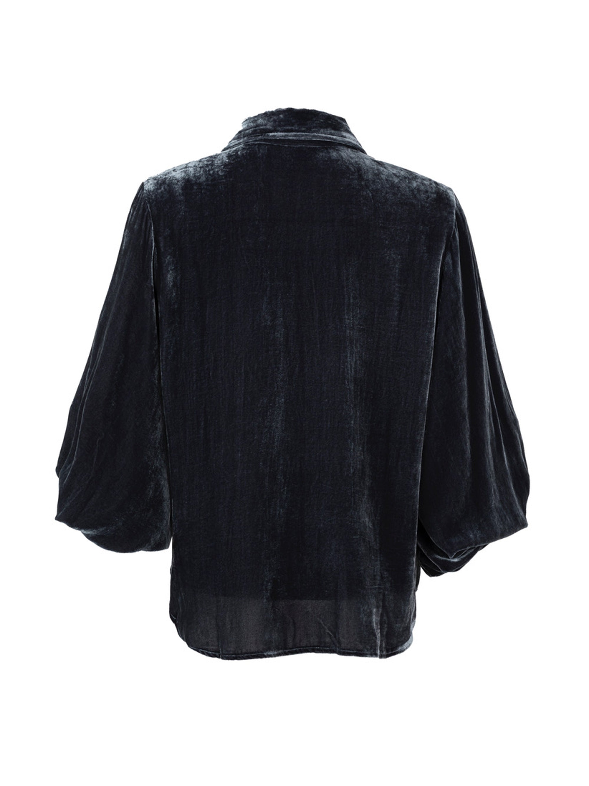 Sophie Velvet Blouse Grey Green