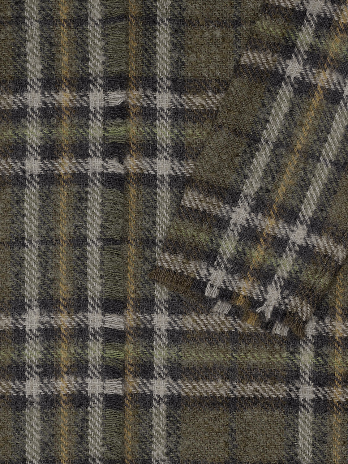 Stephanie Coat Tartan Olive Check