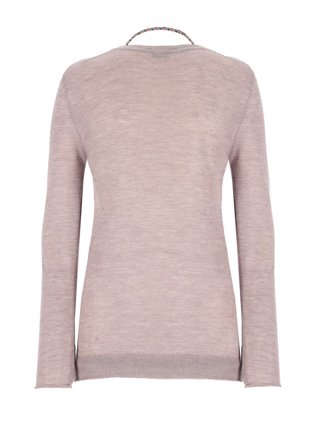 Vitae Jaipur V-Neck Sweater with Ribbon
