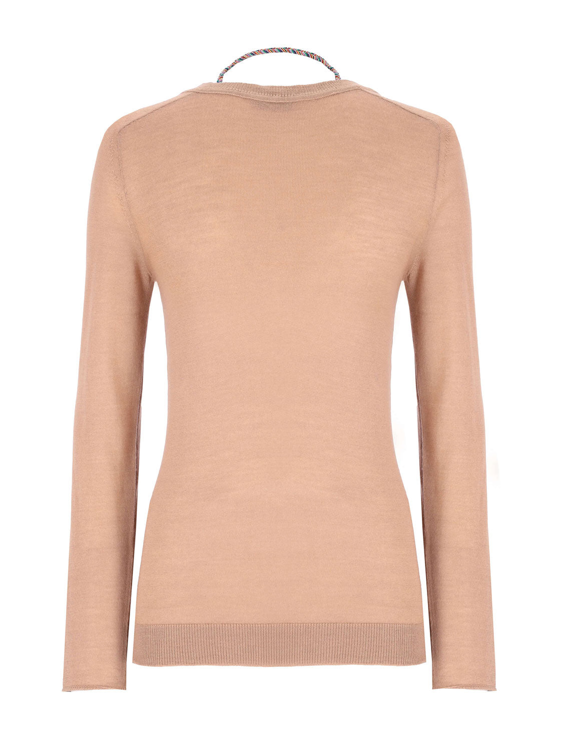 Vitae Jaipur V-Neck Sweater with Ribbon