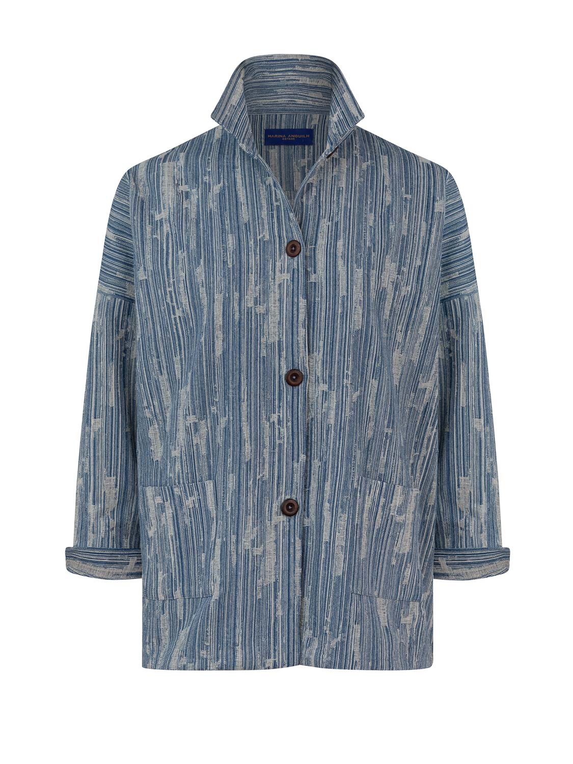 NEW GABY JACKET DISTRESSED DENIM