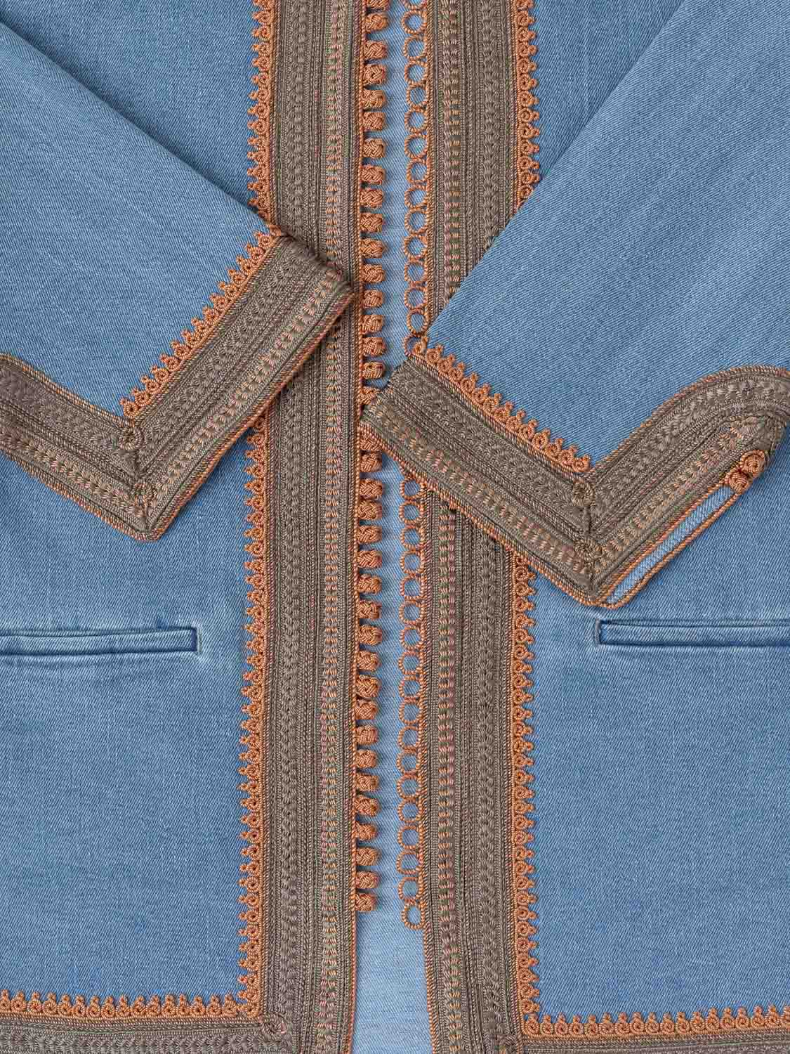MARRAKESH DENIM JACKET KAKI GOLD